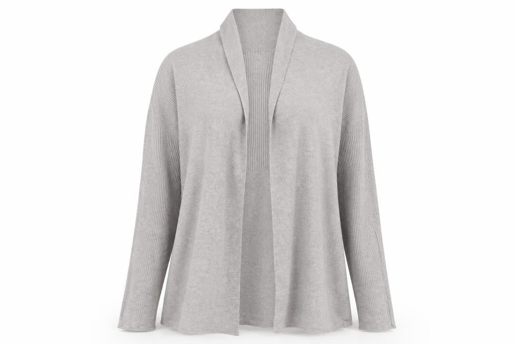 Womens UK Size XL Heart & Soul Grey Cardigan Jumper