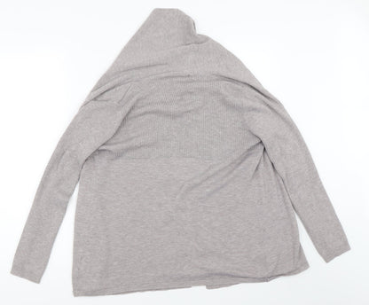 Womens UK Size XL Heart & Soul Grey Cardigan Jumper