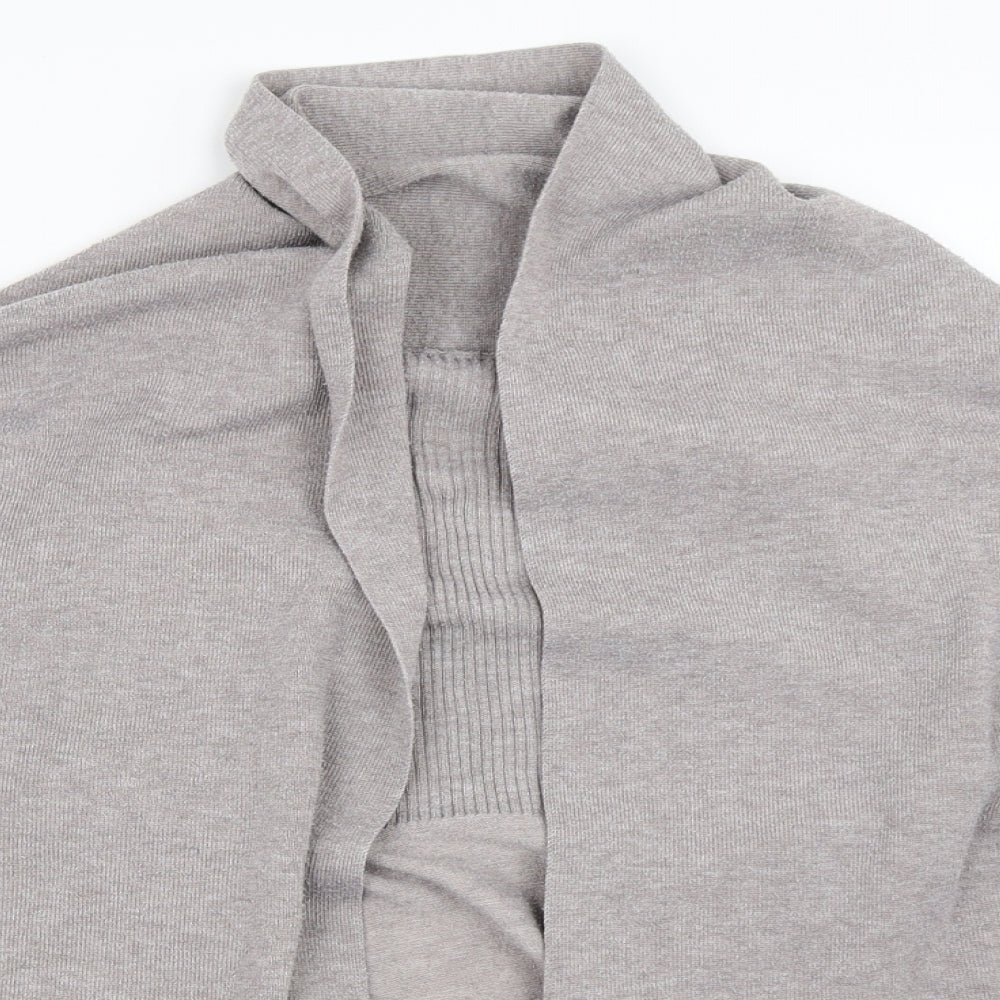 Womens UK Size XL Heart & Soul Grey Cardigan Jumper