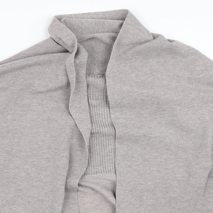 Womens UK Size XL Heart & Soul Grey Cardigan Jumper