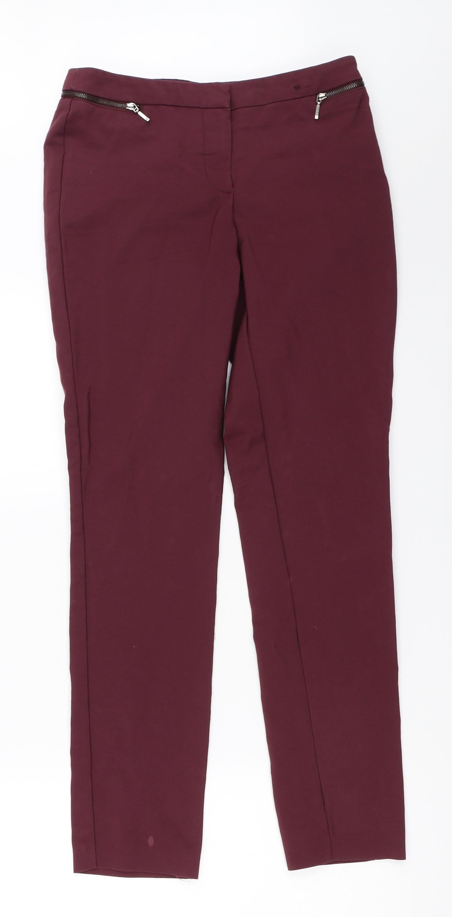 Atmosphere Womens Purple   Capri Trousers Size 6 L28 in
