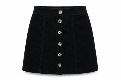 Womens UK Size 4 H&M Mini Corduroy Skirt
