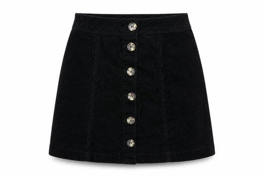Womens UK Size 4 H&M Mini Corduroy Skirt