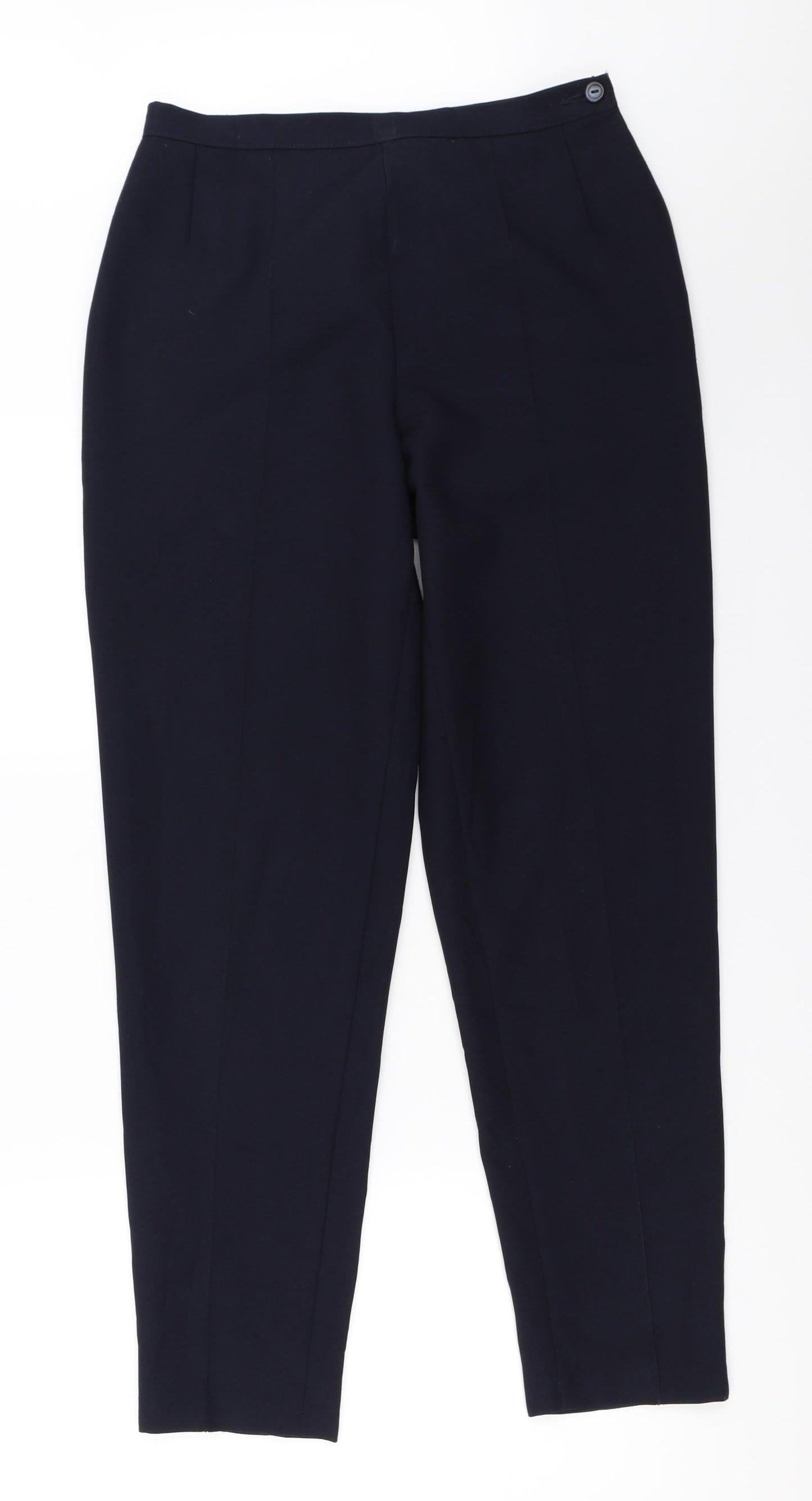 Womens UK Size 10 Marks and Spencer Regular Fit  Blue Trousers