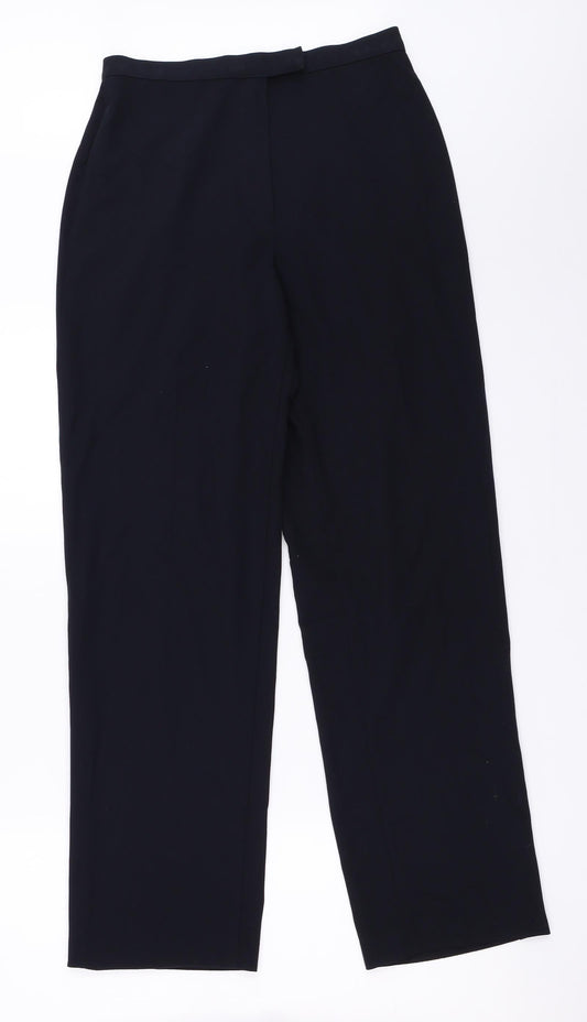 Womens UK Size 10 Marks and Spencer Regular Fit  Blue Trousers