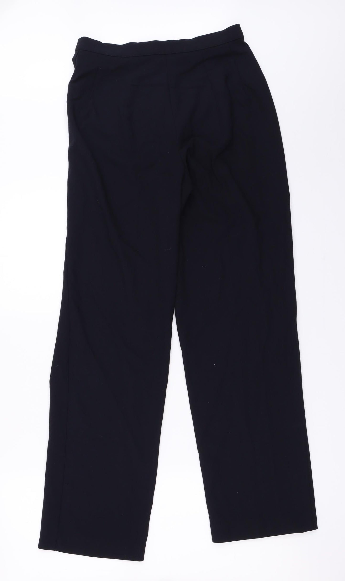 Womens UK Size 10 Marks and Spencer Regular Fit  Blue Trousers