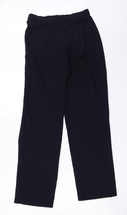 Womens UK Size 10 Marks and Spencer Regular Fit  Blue Trousers
