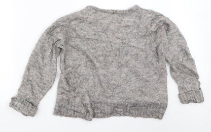 Brave Soul Womens Grey   Pullover Jumper Size 6