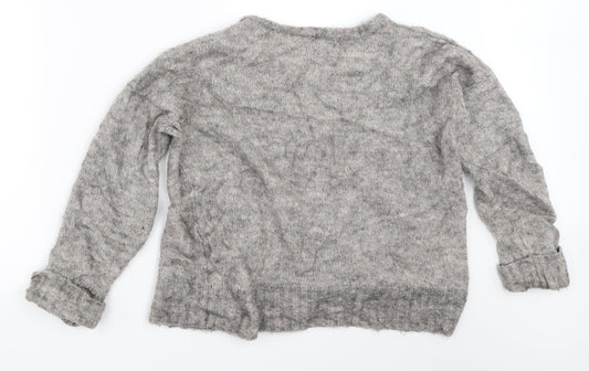 Brave Soul Womens Grey   Pullover Jumper Size 6