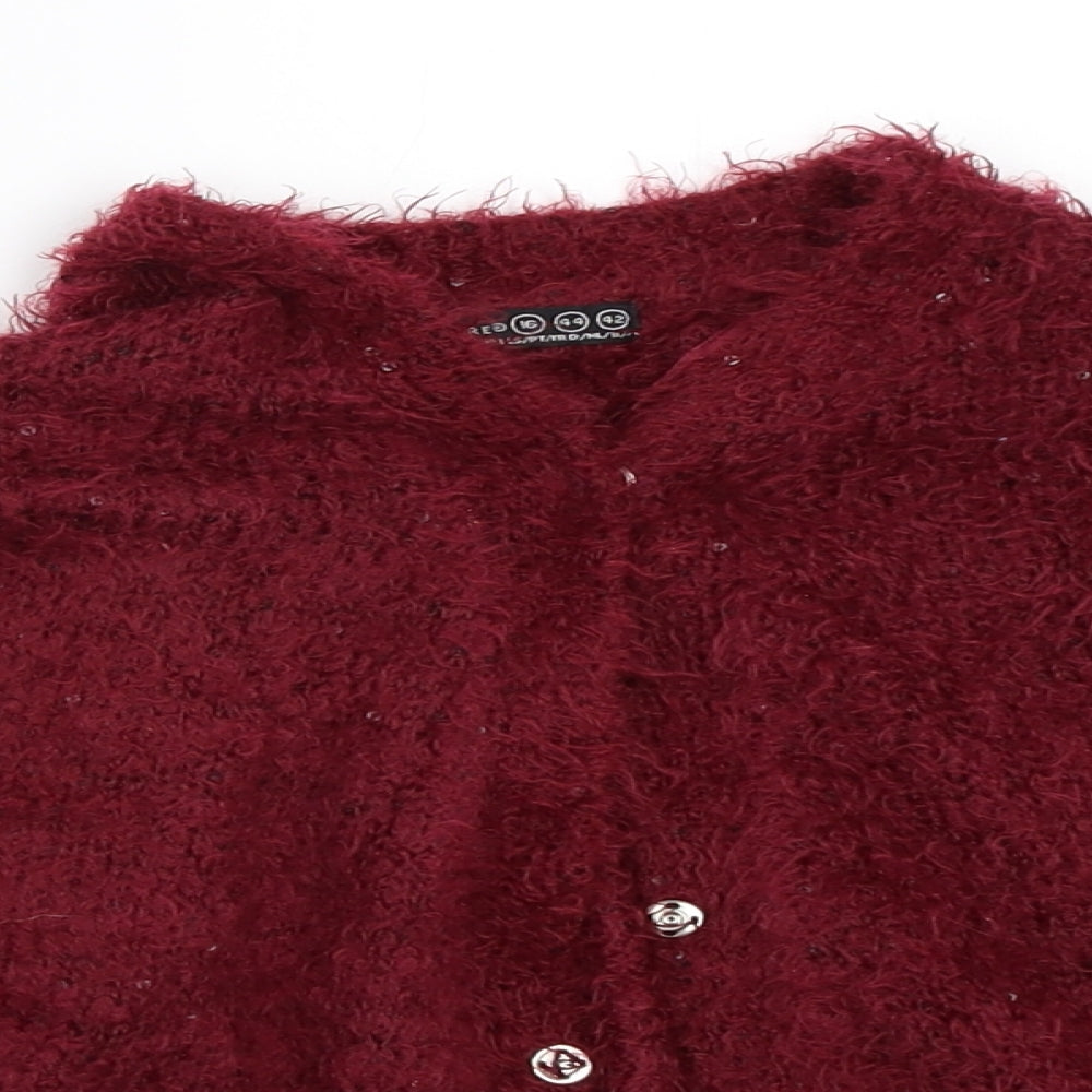 Womens UK Size 16 Atmosphere Pink Cardigan Jumper