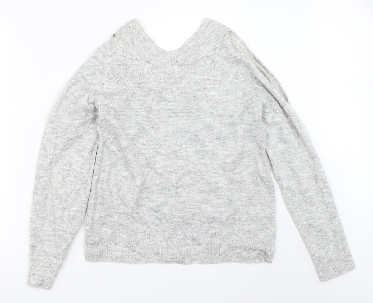 Womens UK Size 10 Dorothy Perkins Grey Pullover Jumper