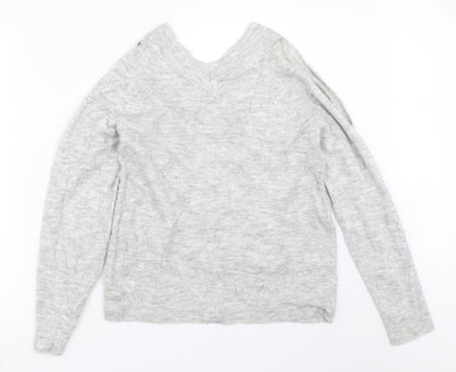 Womens UK Size 10 Dorothy Perkins Grey Pullover Jumper