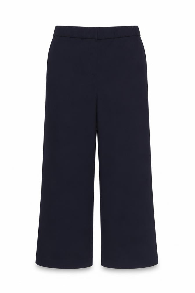 Womens UK Size 14 Label be Regular Fit Cropped Blue Trousers