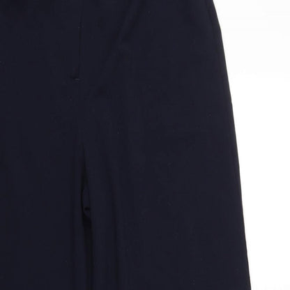 Womens UK Size 14 Label be Regular Fit Cropped Blue Trousers