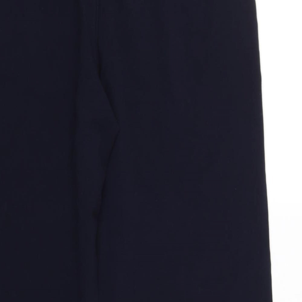 Womens UK Size 14 Label be Regular Fit Cropped Blue Trousers