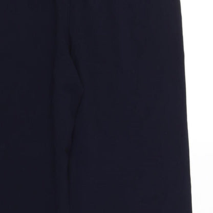 Womens UK Size 14 Label be Regular Fit Cropped Blue Trousers