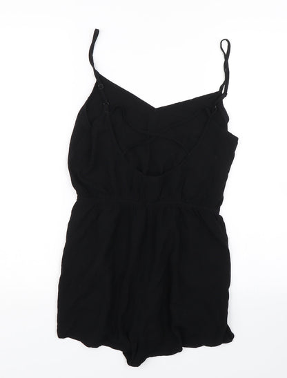 H&M Womens Black   Coverall One-Piece Size 12