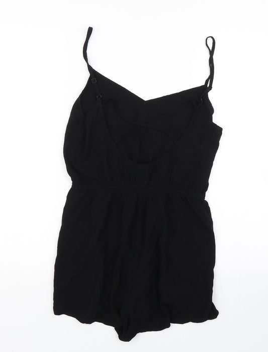 H&M Womens Black   Coverall One-Piece Size 12