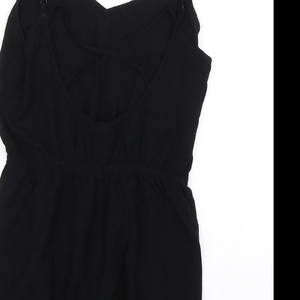 H&M Womens Black   Coverall One-Piece Size 12