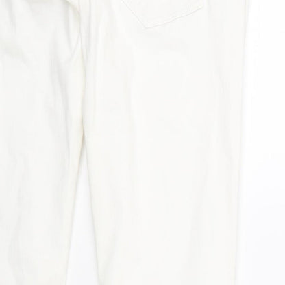 River Island Womens White  Denim Skinny Jeans Size 32 L29 in