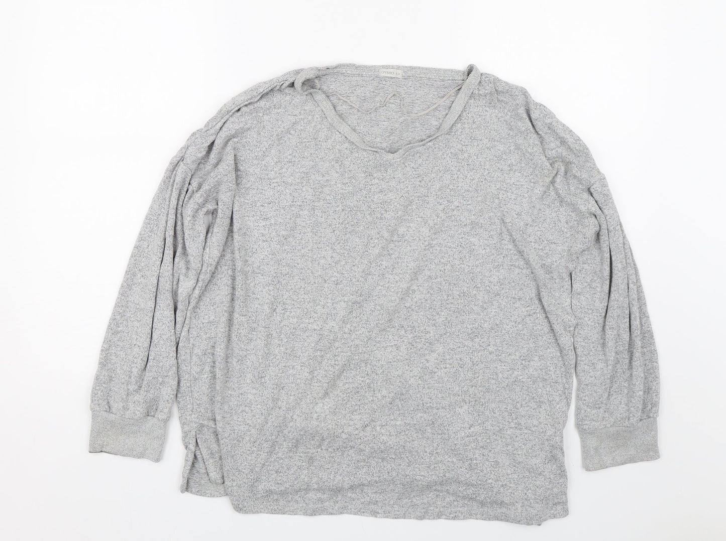 Womens UK Size M Oysho Grey Pullover Jumper