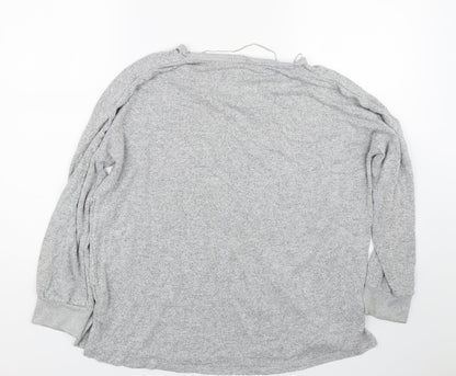 Womens UK Size M Oysho Grey Pullover Jumper
