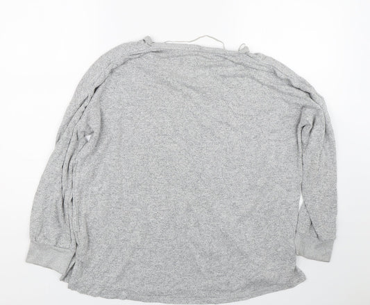 Womens UK Size M Oysho Grey Pullover Jumper