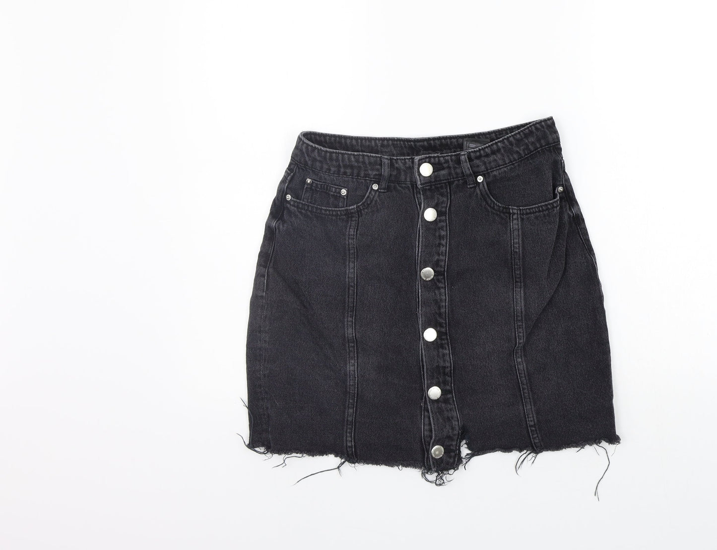 Divided Womens Grey   A-Line Skirt Size 10