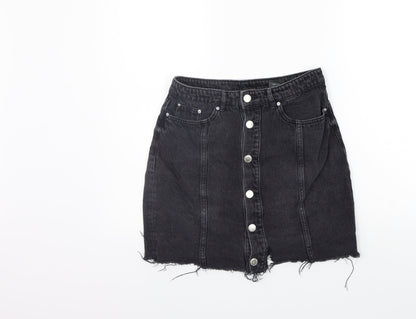 Divided Womens Grey   A-Line Skirt Size 10