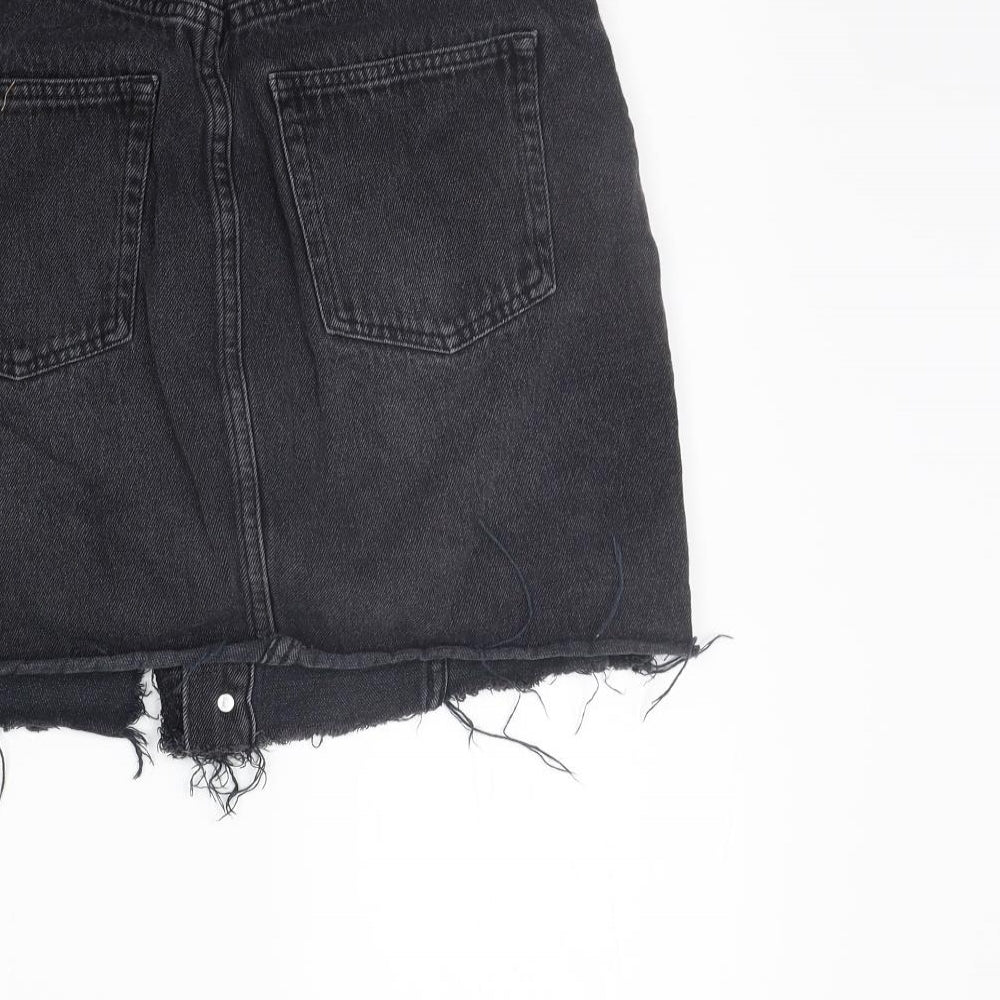 Divided Womens Grey   A-Line Skirt Size 10