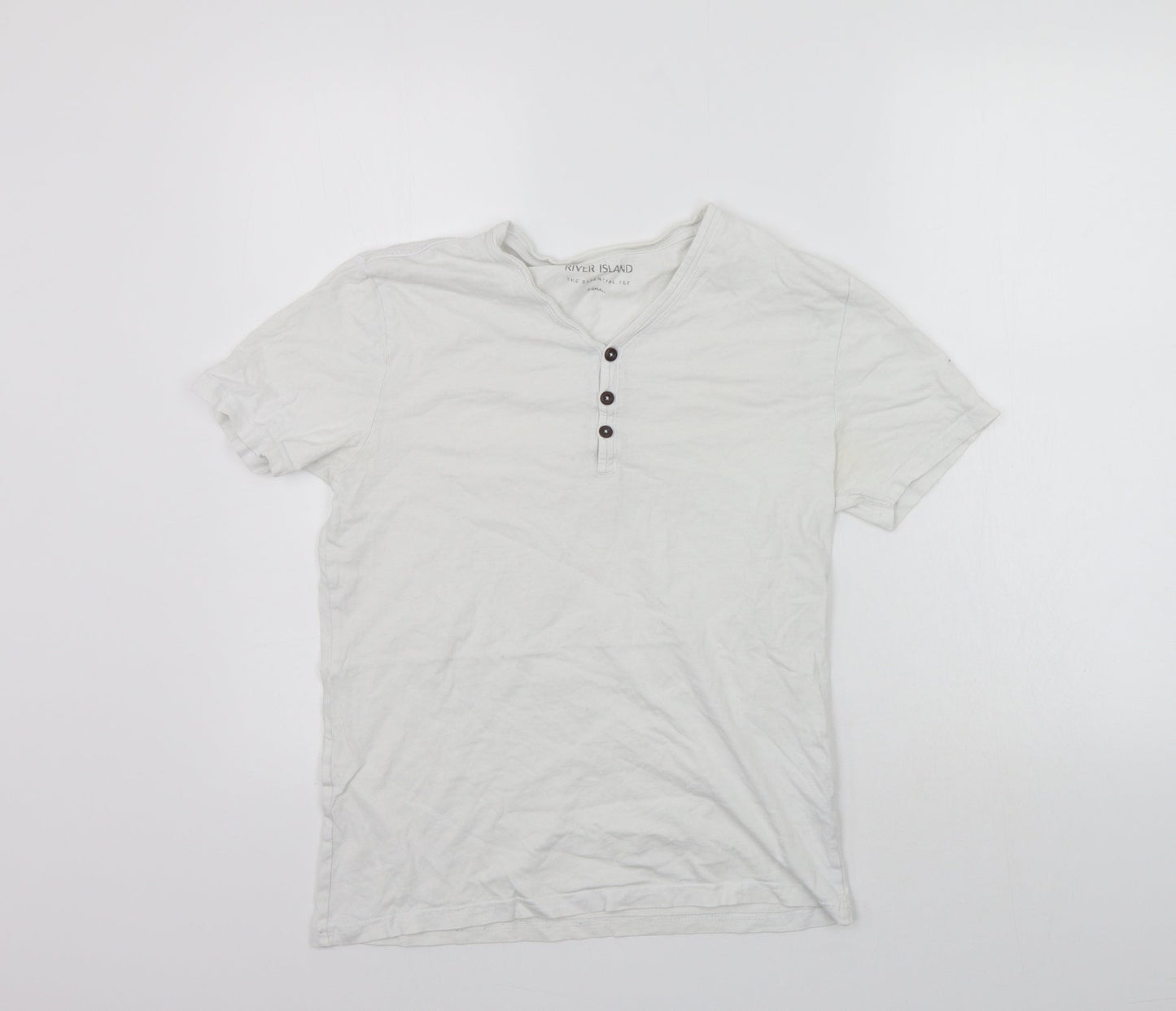 Primark Womens White   Basic T-Shirt Size XS  - washable mark