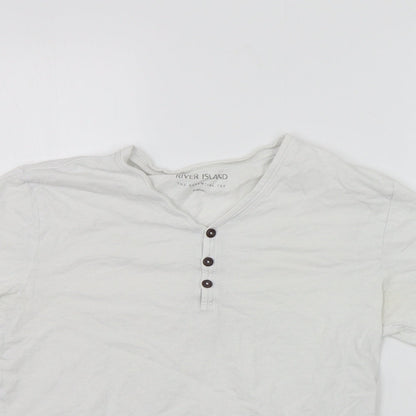 Primark Womens White   Basic T-Shirt Size XS  - washable mark