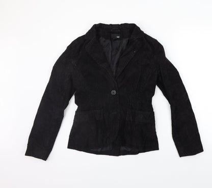 Womens UK Size 10 H&M Black Jacket