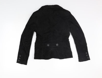 Womens UK Size 10 H&M Black Jacket