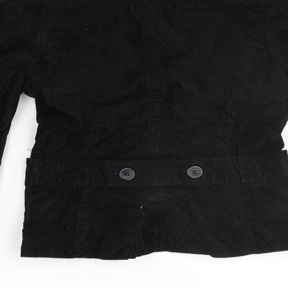 Womens UK Size 10 H&M Black Jacket