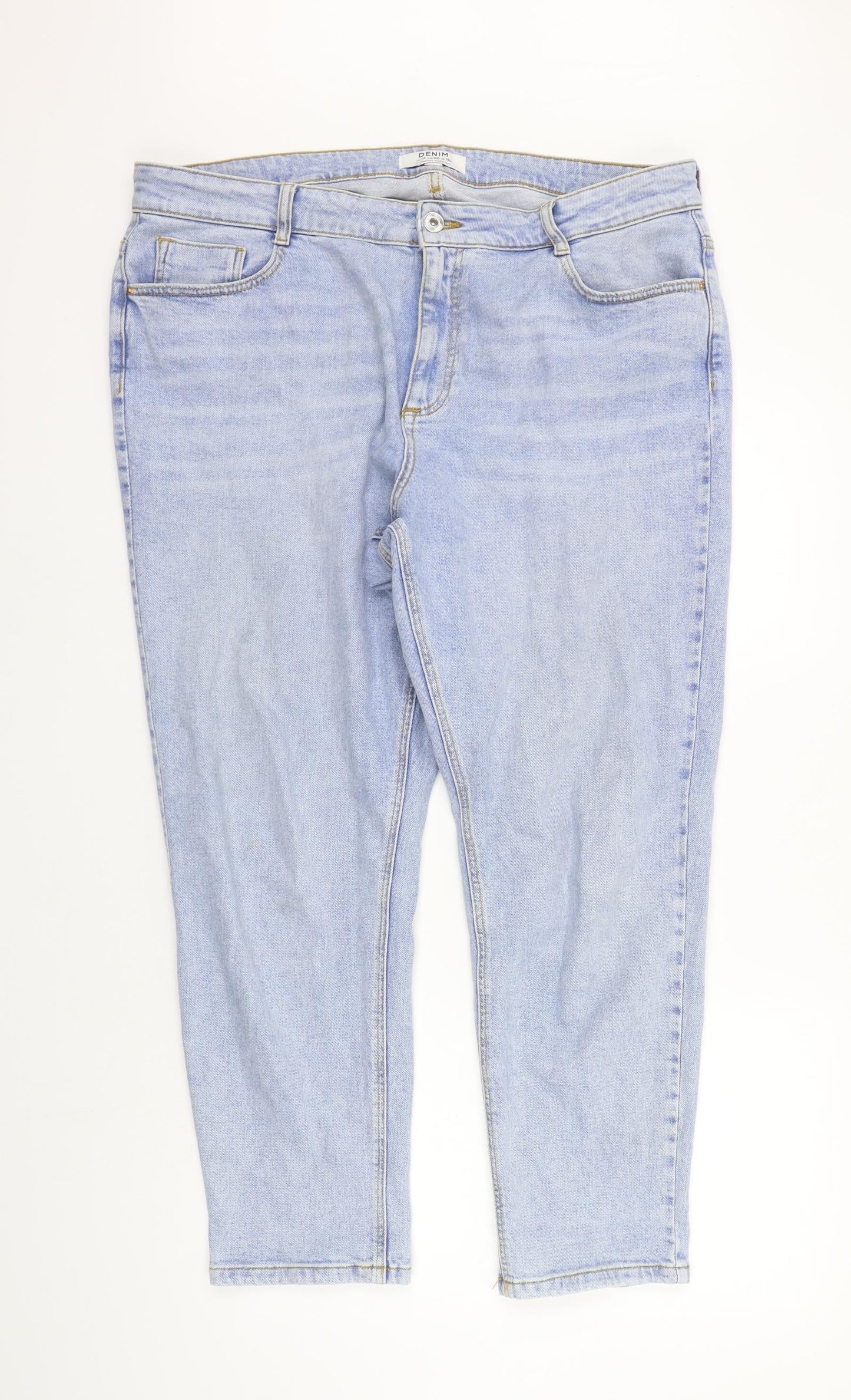 Dorothy Perkins Mens Blue   Straight Jeans Size 18 L25 in