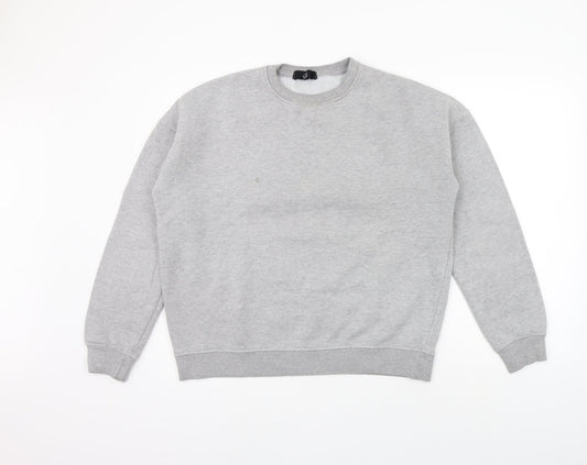 Womens UK Size 14 Missguided Grey Pullover Jumper