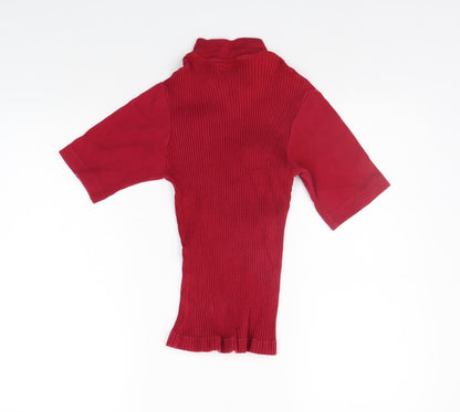 SheIn Womens Red   Basic T-Shirt Size 14