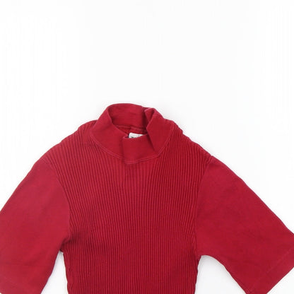 SheIn Womens Red   Basic T-Shirt Size 14