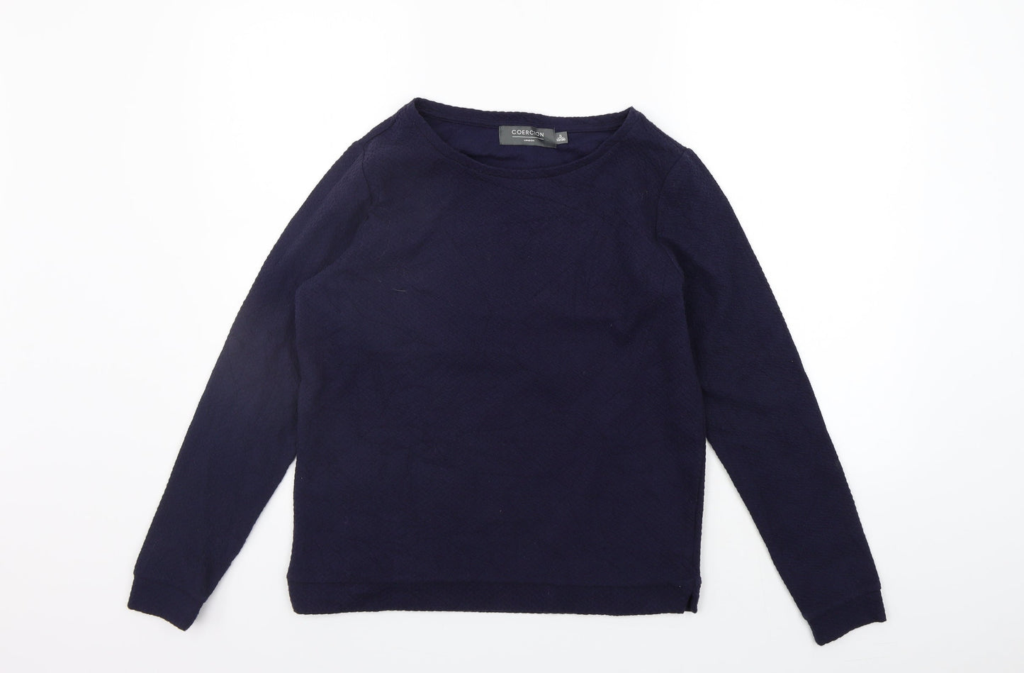 Coercion Womens Blue   Pullover Jumper Size S