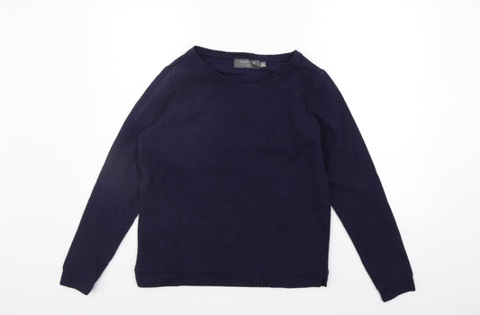 Coercion Womens Blue   Pullover Jumper Size S