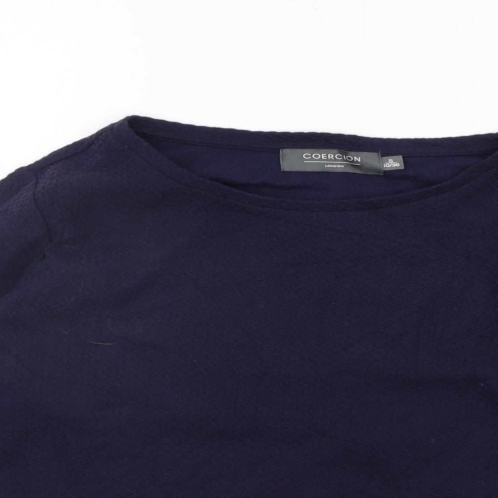 Coercion Womens Blue   Pullover Jumper Size S