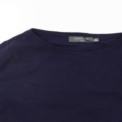 Coercion Womens Blue   Pullover Jumper Size S