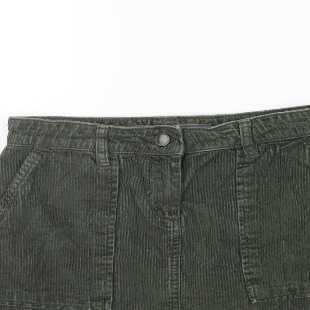 NEXT Womens Green   A-Line Skirt Size 6