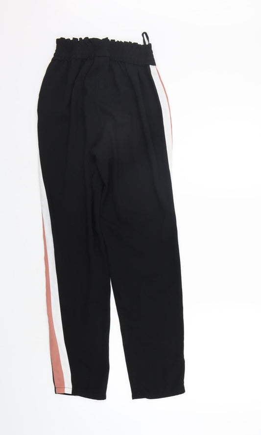 New Look Womens Black   Trousers  Size 8 L27 in - Elastic Waist Band