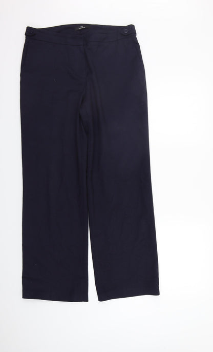 Womens UK Size 12 NEXT Regular Fit  Blue Trousers