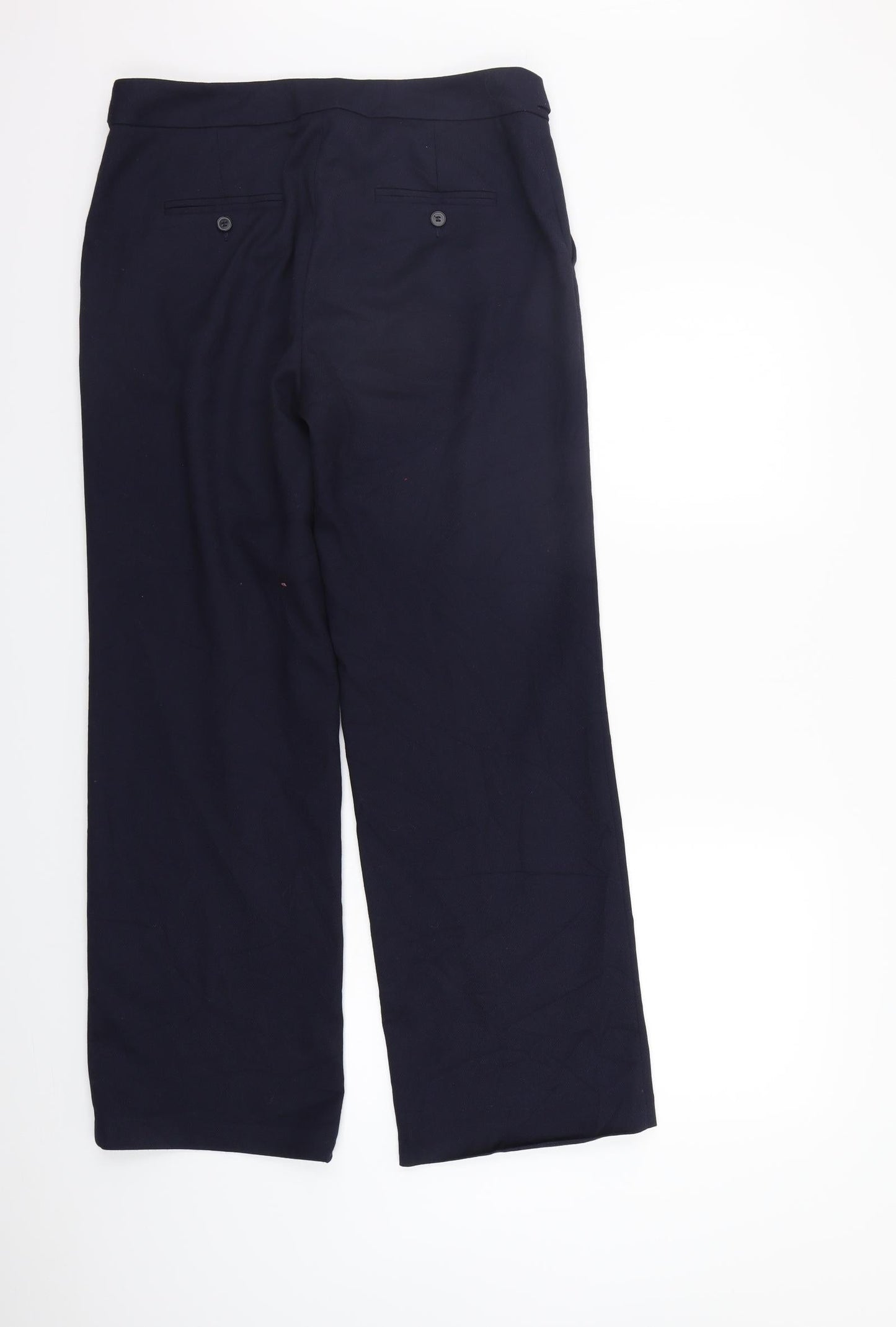 Womens UK Size 12 NEXT Regular Fit  Blue Trousers