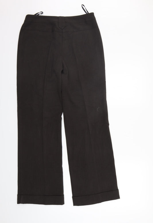Papaya Womens Brown   Trousers  Size 10 L29 in