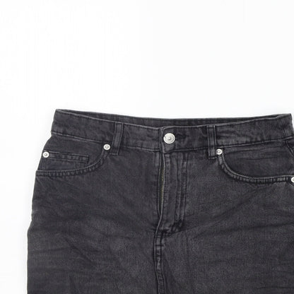 H&M Womens Grey   A-Line Skirt Size 6