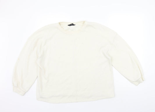 F&F Womens Beige   Pullover Jumper Size 14